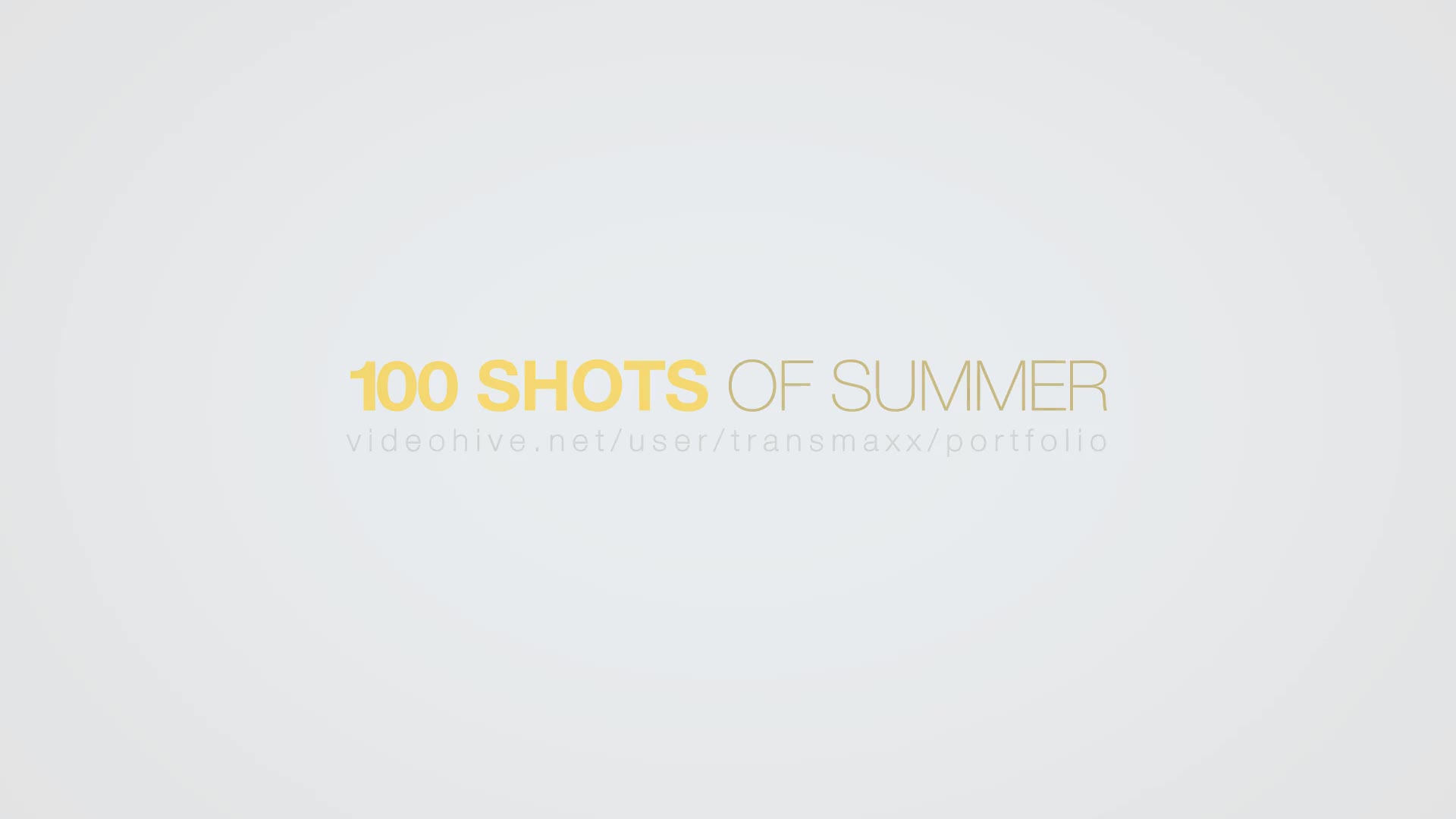 100 Shots of Summer Typography Kinetic Slideshow Videohive 29360617 Premiere Pro Image 1