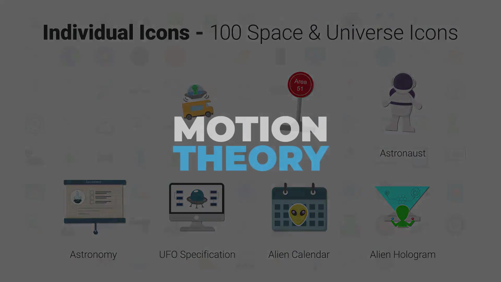 100 Space & Universe Icons Videohive 30006608 After Effects Image 12