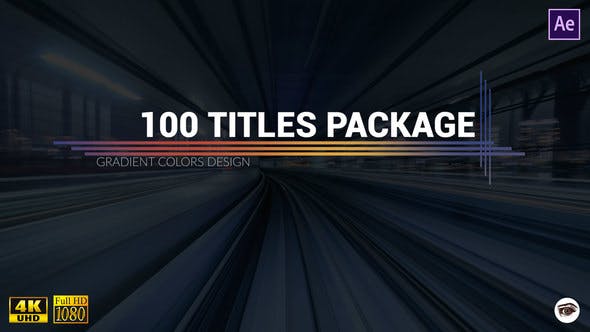 100 Titles Gradient Design Pack - 23468496 Videohive Download
