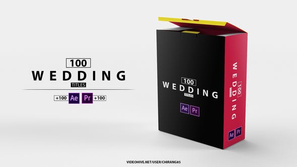 100 Wedding Titles of Love - 22563712 Videohive Download
