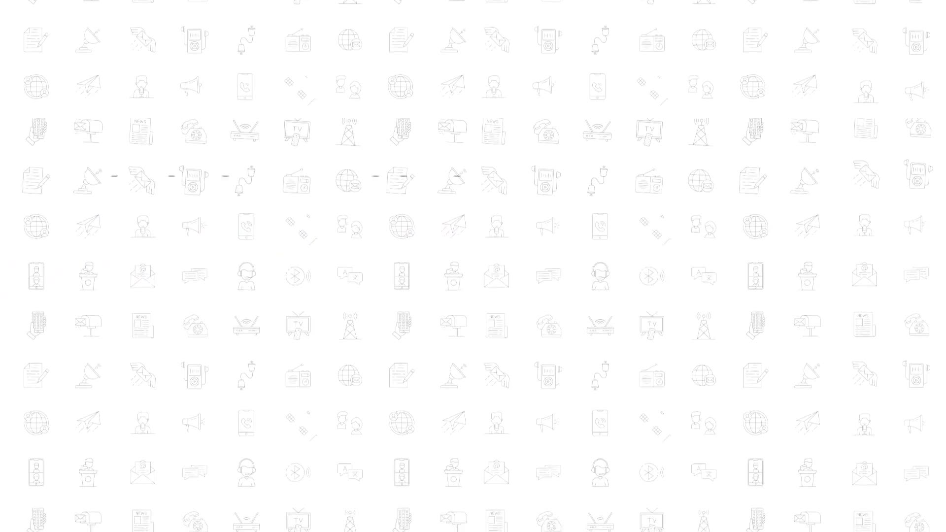 1000+ Line Icons Pack Videohive 35290895 After Effects Image 1
