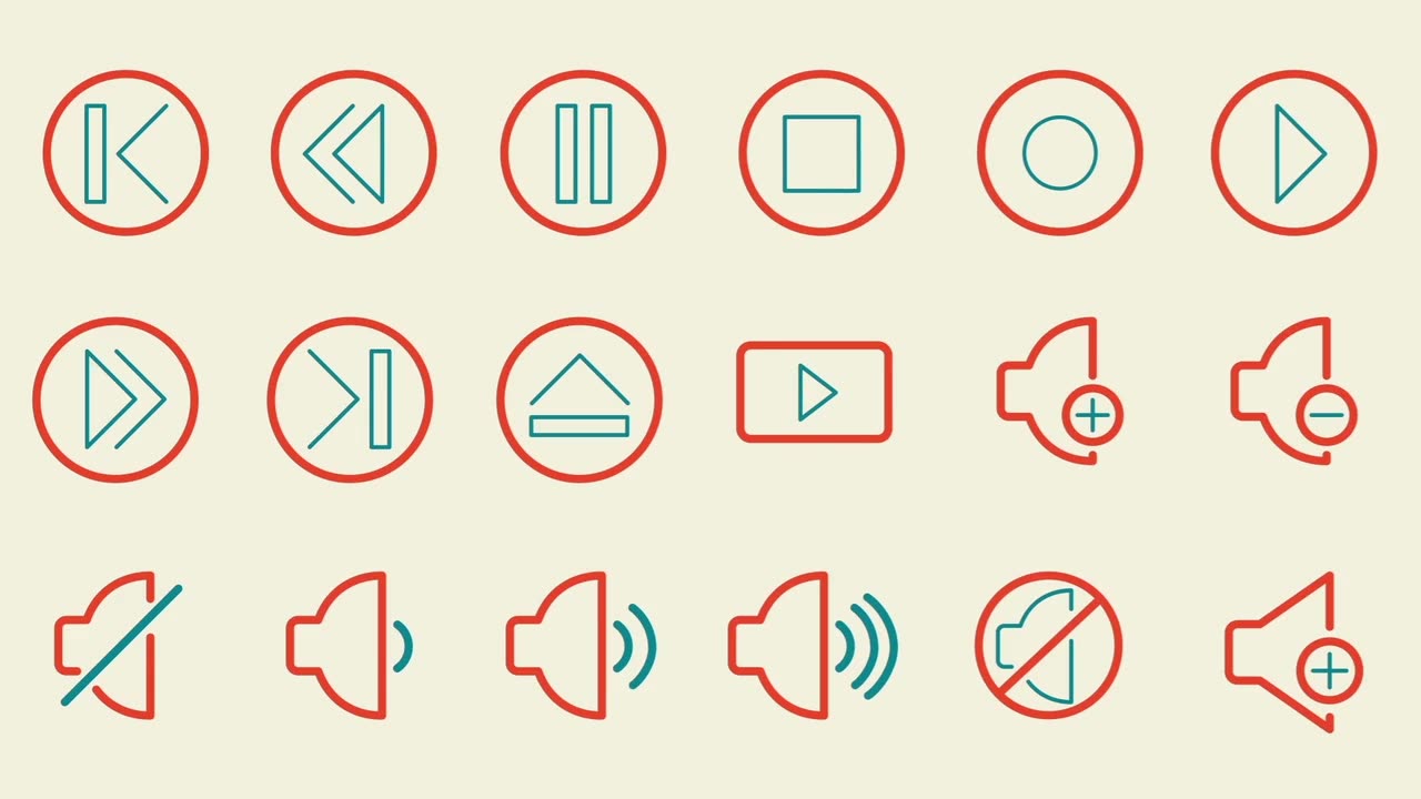 1000 Outline Icons Videohive 19720609 After Effects Image 2