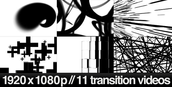11 HD Transitions Bundle D - Download Videohive 306275
