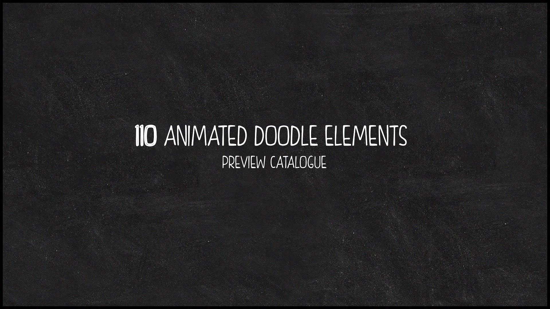 110 Animated Doodles Pack Videohive 28732986 After Effects Image 5