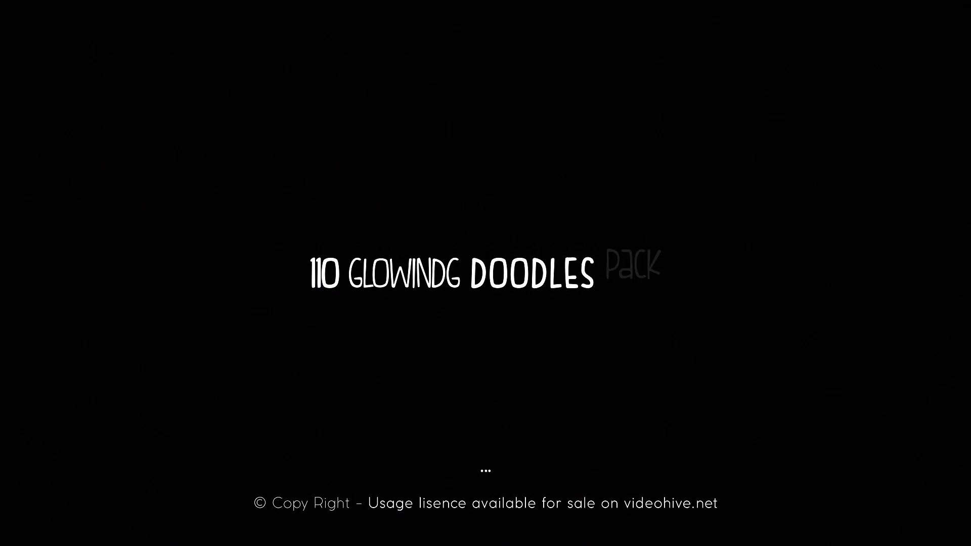 110 Glowing Doodles Pack Videohive 38543976 After Effects Image 13