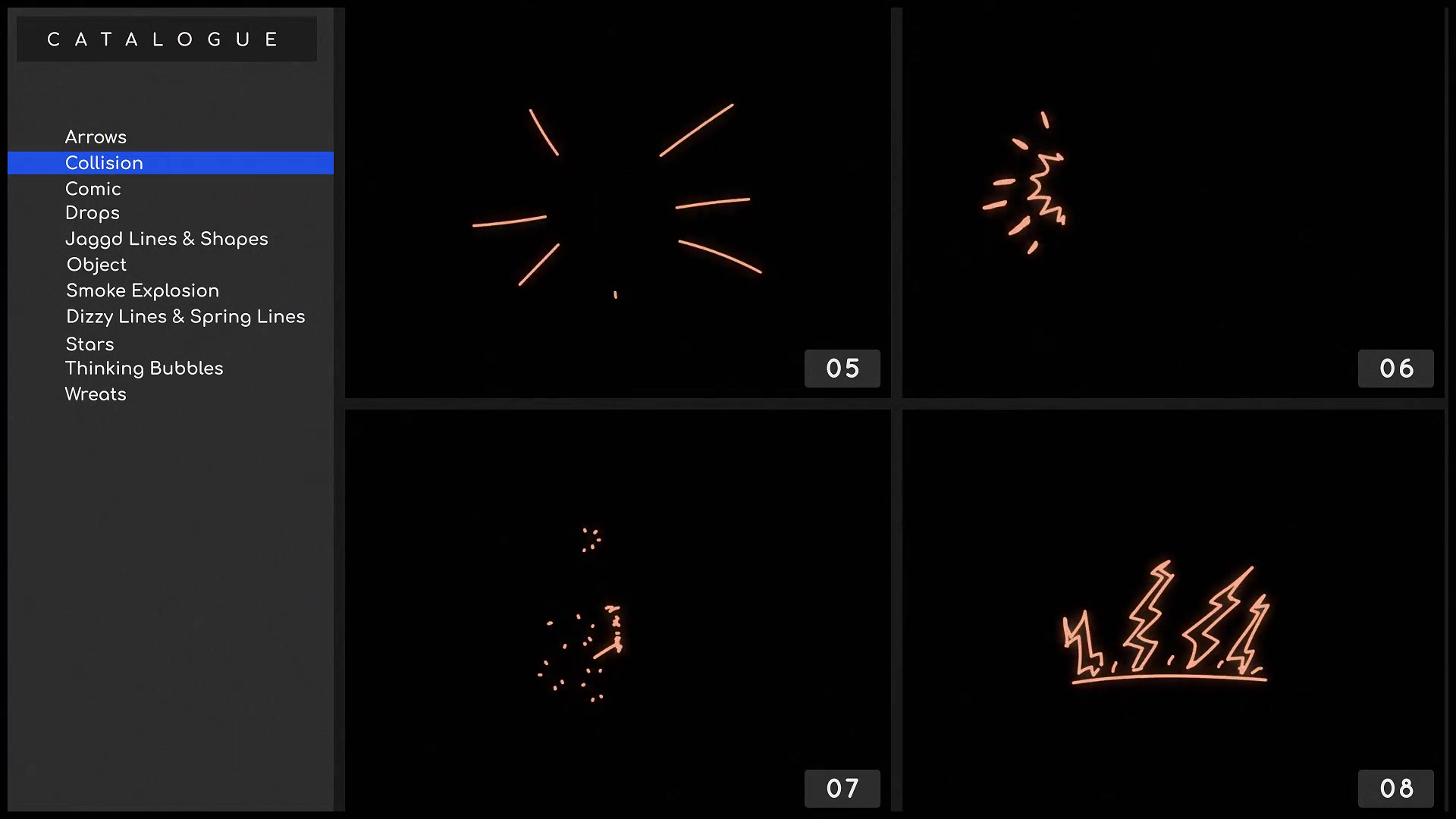 110 Glowing Doodles Pack Videohive 38543976 After Effects Image 6