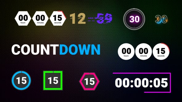 12 Countdown Timers - Download 26189269 Videohive