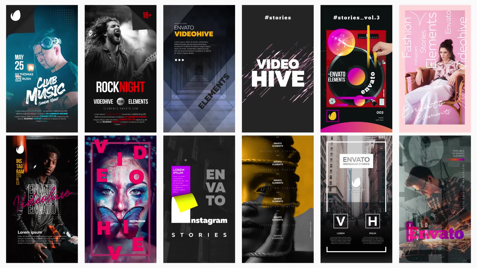 12 Instagram Stories Vol. 3 Videohive 25903567 After Effects Image 2