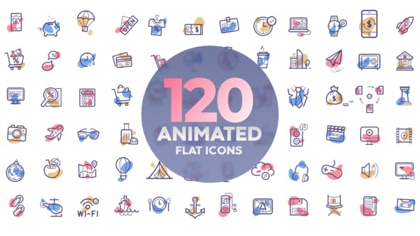120 Animated Icons For Premiere Pro - Download 23583248 Videohive