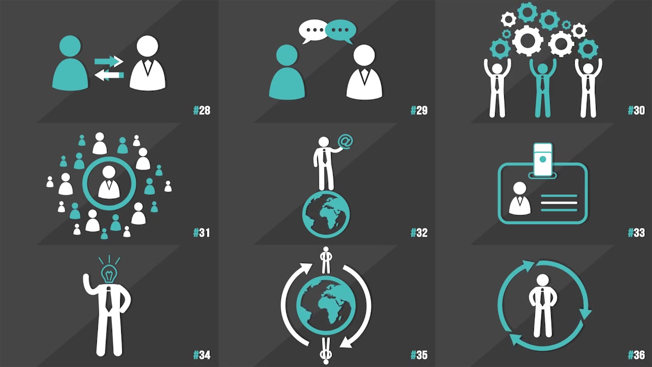 120 Element Icons People - Download Videohive 14942714