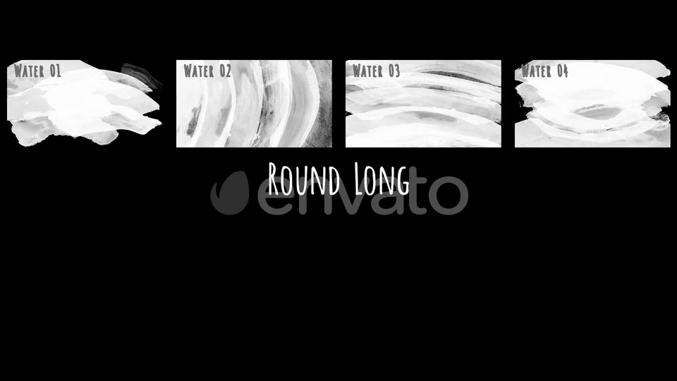 120 Paint Brush Matte Transitions HD Pack Videohive 22816638 Motion Graphics Image 8