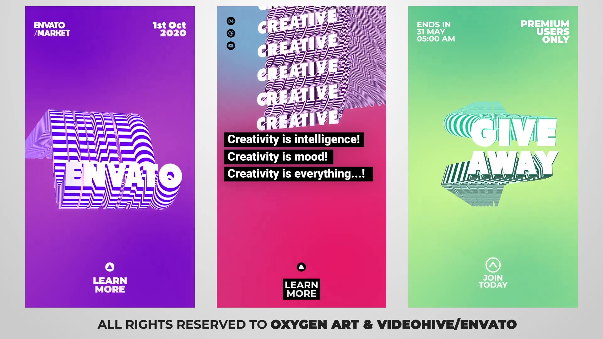 13 Creative Typography Instagram Stories Videohive 26435125 After Effects Image 5