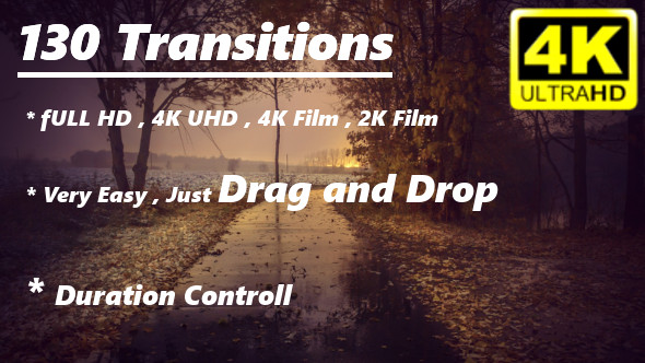 130 Transitions - Download Videohive 19986693