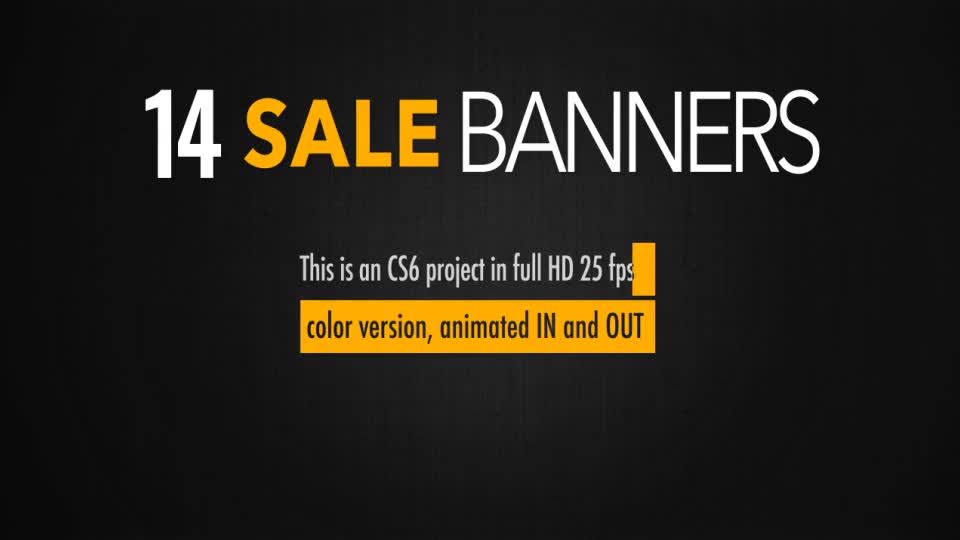 14 Sale Banners Videohive 19839493 After Effects Image 1