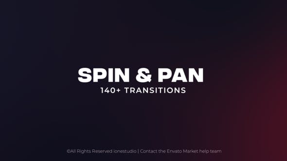 140+ Spin & Pan Transitions - 38543939 Videohive Download