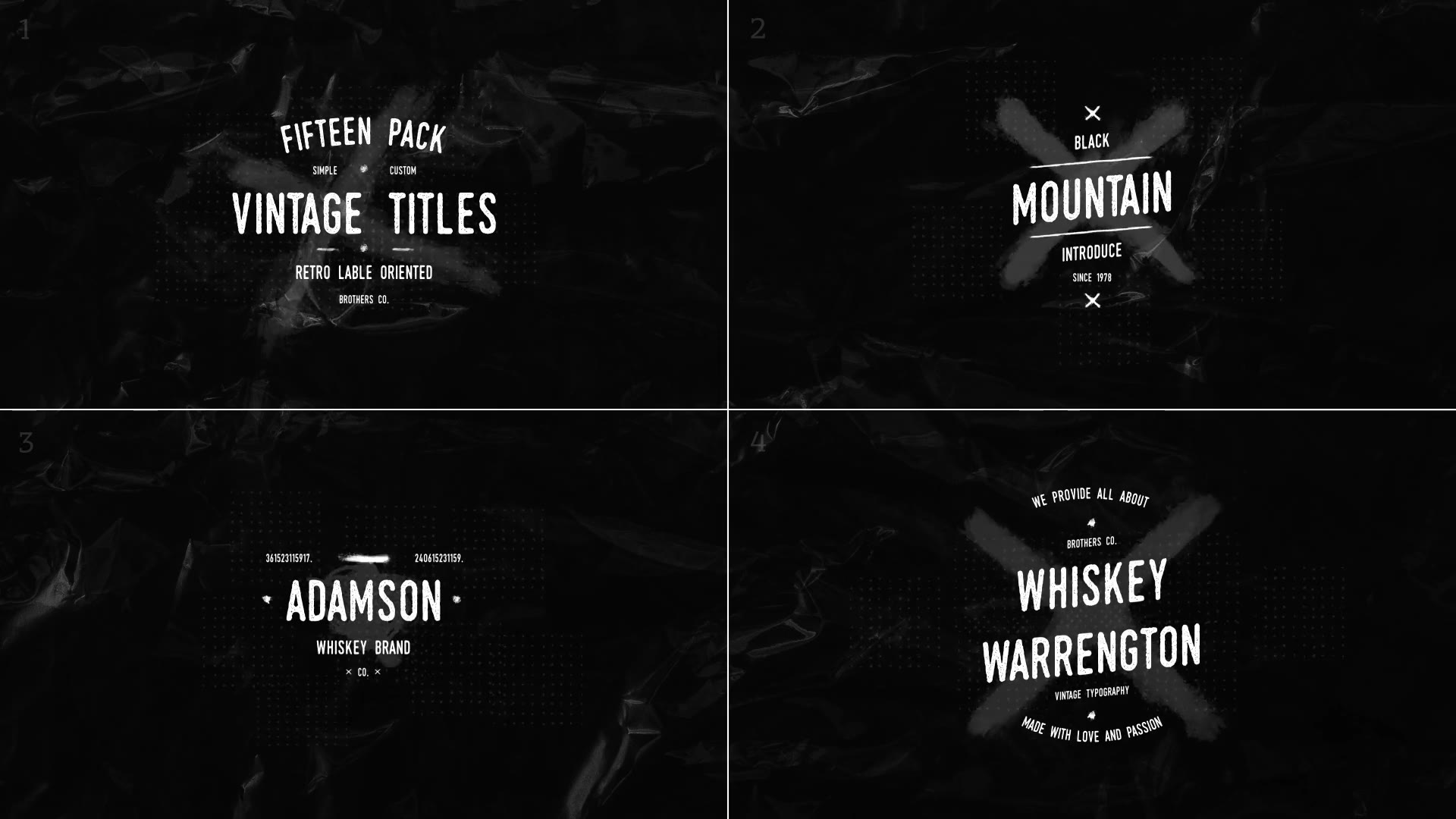 15 Grunge Vintage Titles Pack 3 Videohive 33744893 After Effects Image 4