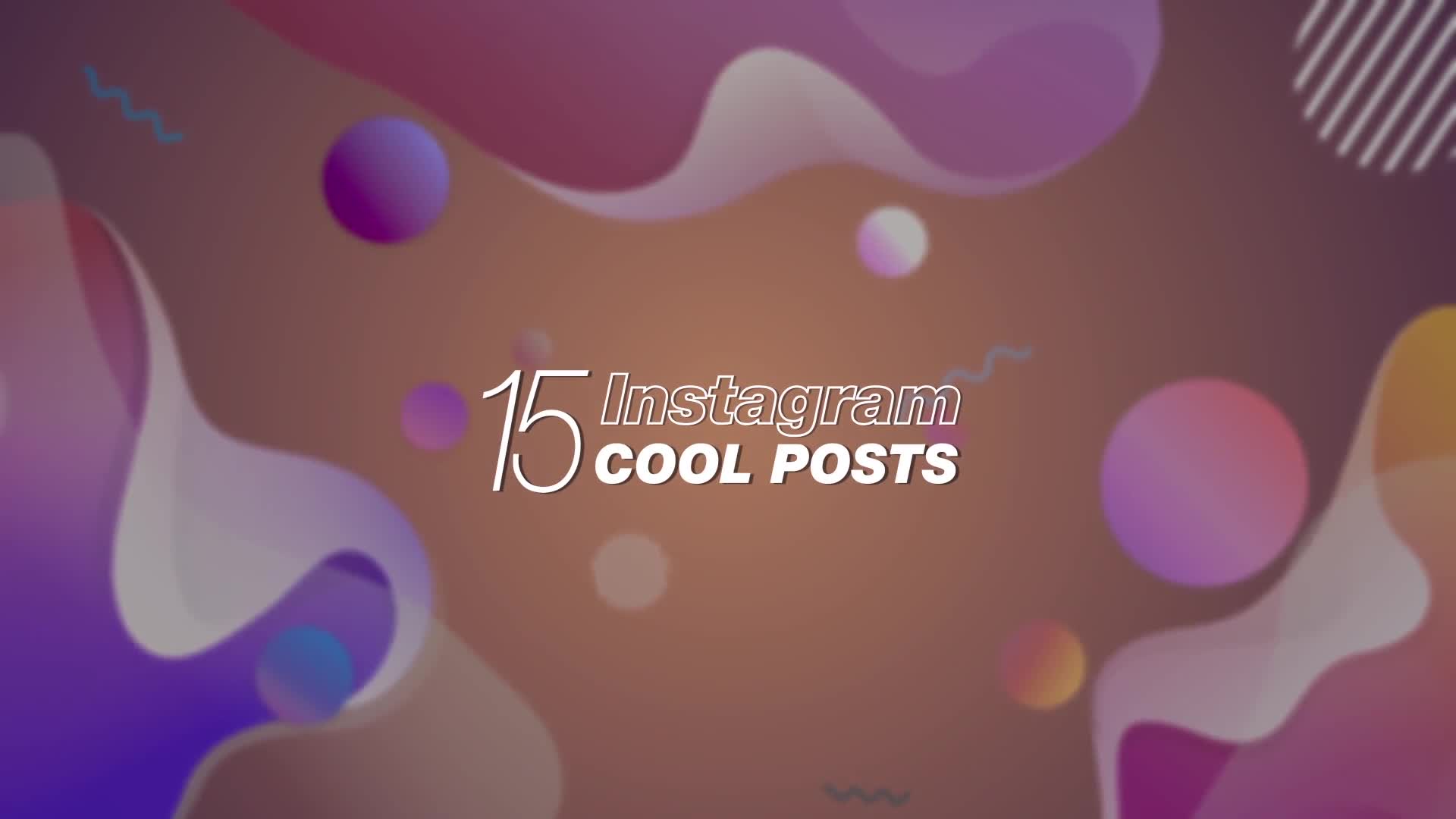 15 Instagram Cool Posts Videohive 26148239 After Effects Image 1