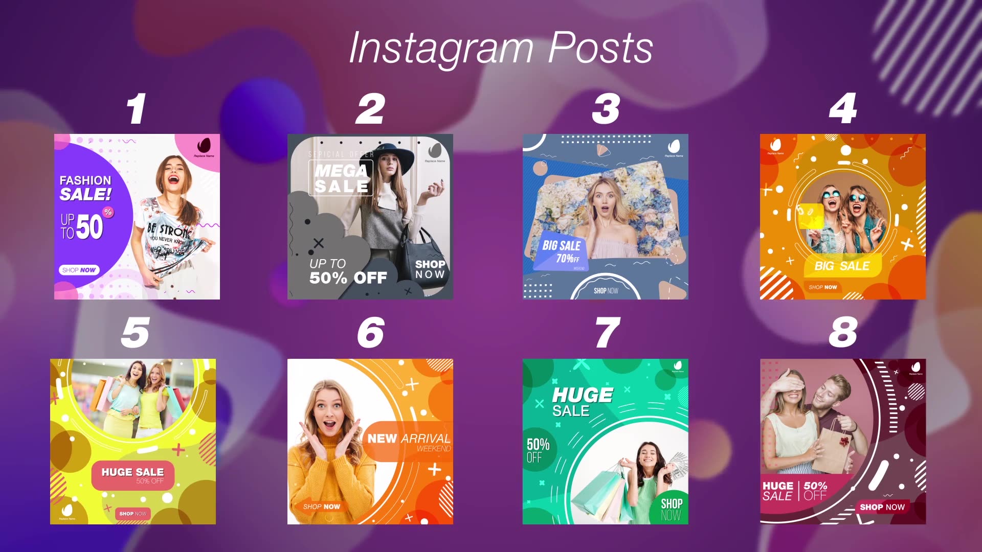 15 Instagram Cool Posts Videohive 26148239 After Effects Image 8