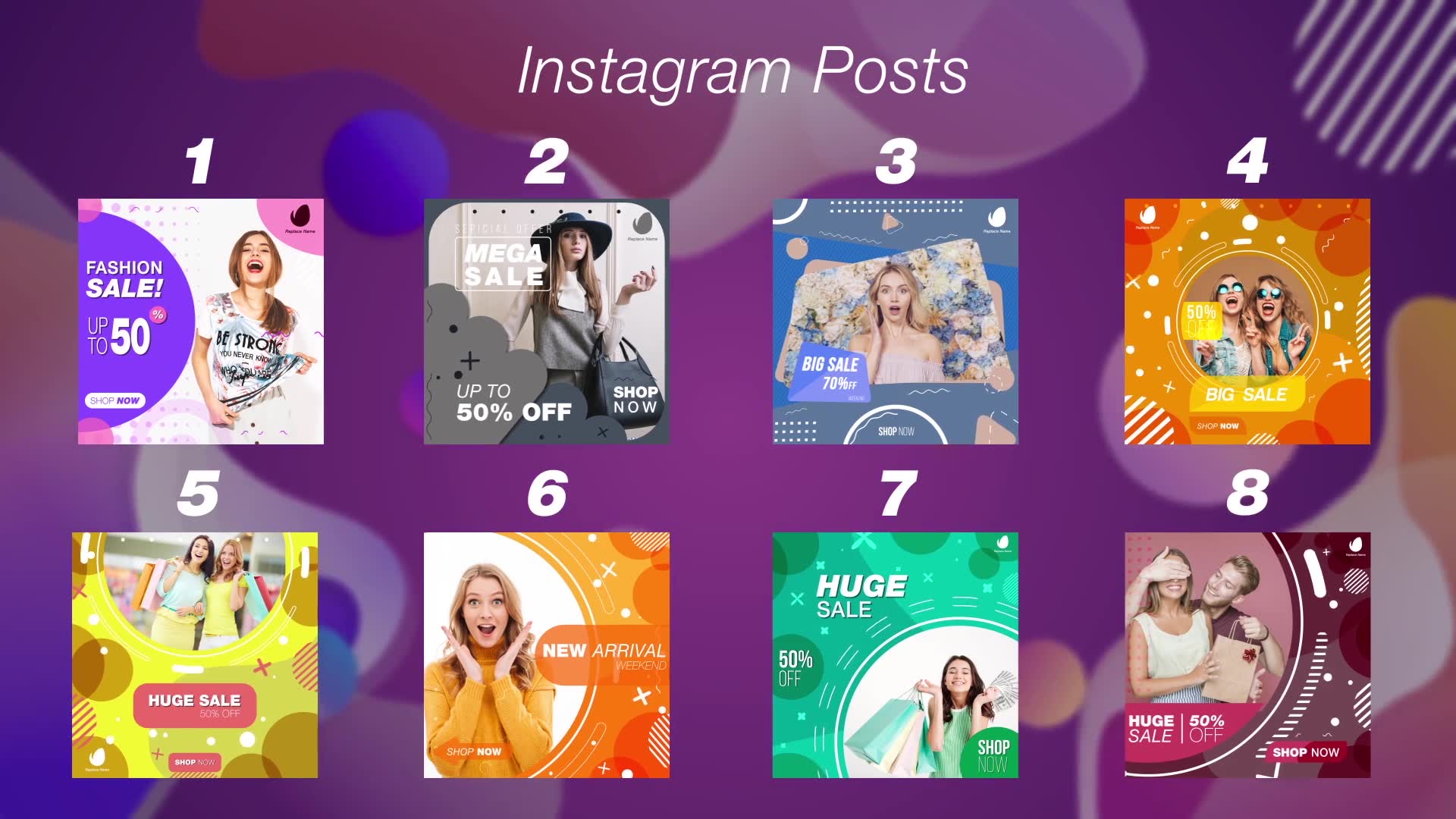 15 Instagram Cool Posts Videohive 26148239 After Effects Image 9