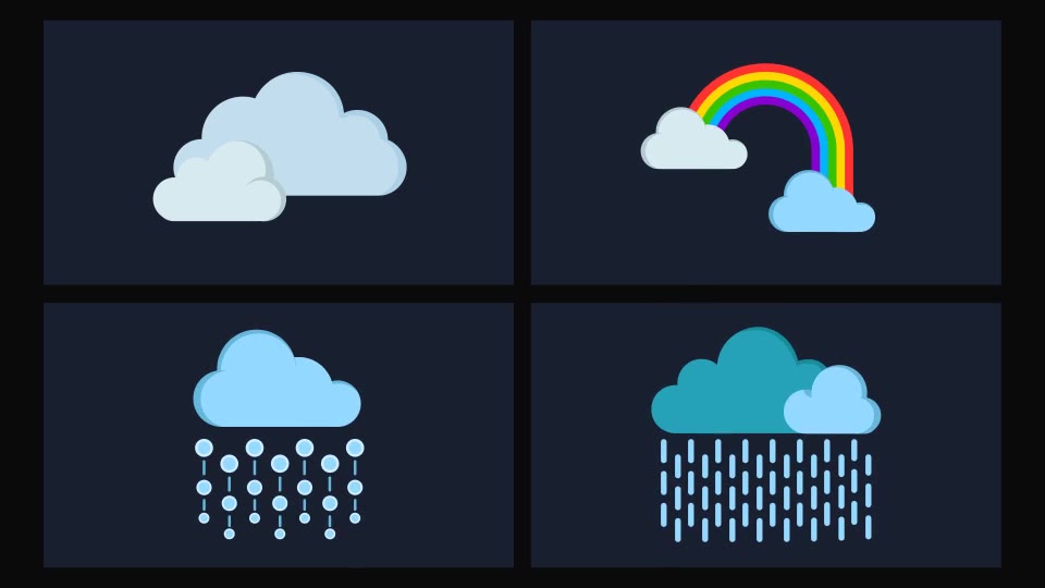 15 Weather Icons Pack Videohive 24658488 Premiere Pro Image 3