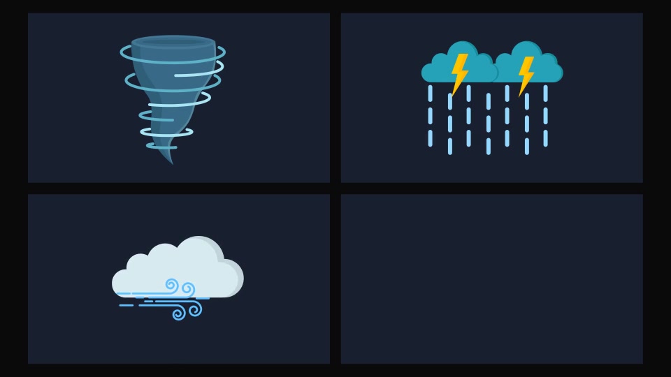 15 Weather Icons Pack Videohive 24658488 Premiere Pro Image 8