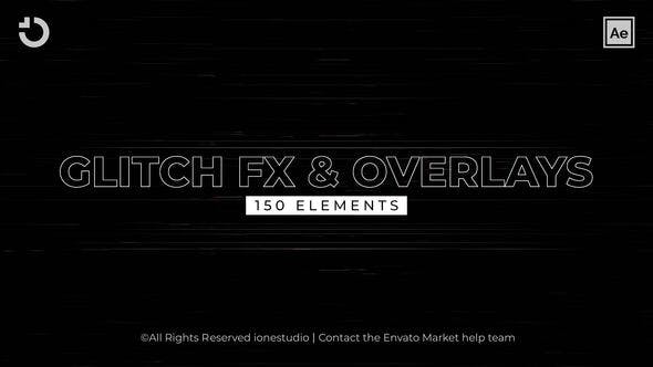 150+ Glitch FX&Overlays - Download 37061345 Videohive