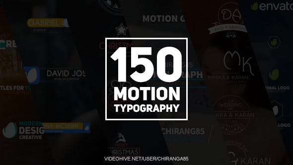 150 Motion Typography - 20949185 Download Videohive