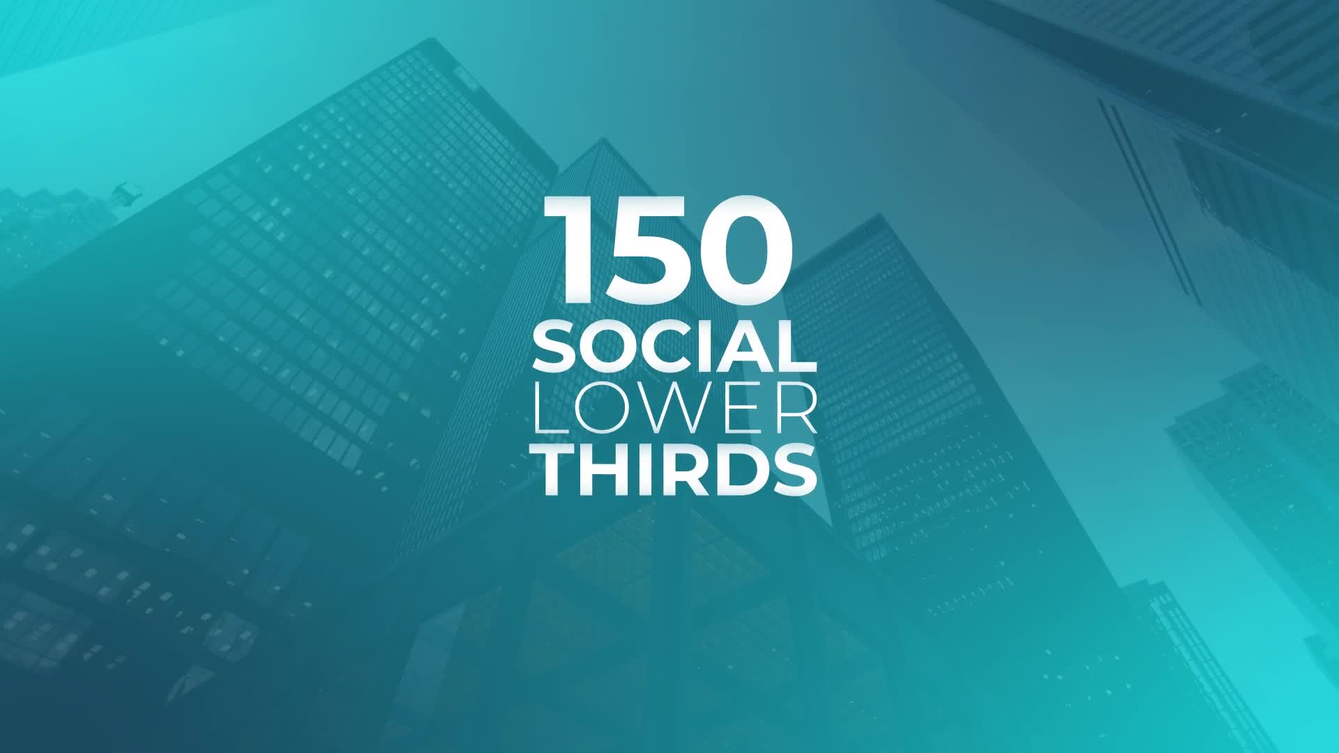 150 Social Media Lower Thirds Videohive 24581188 Premiere Pro Image 1