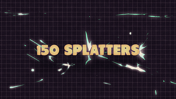 150 Splatter Animations + Opener - Download Videohive 10321894