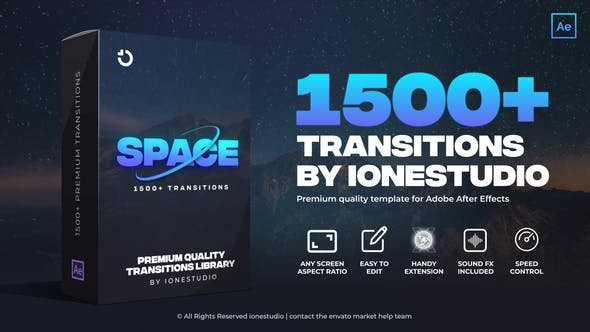 1500+ Transitions for After Effects - Download 37533954 Videohive