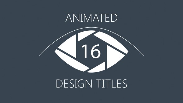 16 Animated Design Titles - Download Videohive 19277700