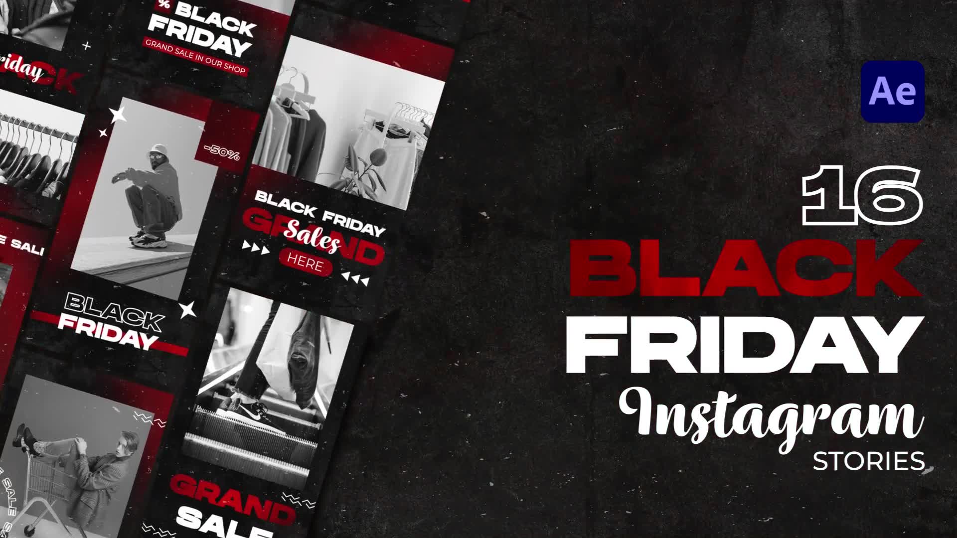 16 BLACK FRIDAY STORIES Videohive 40781829 After Effects Image 2