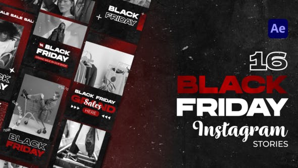 16 BLACK FRIDAY STORIES - 40781829 Videohive Download