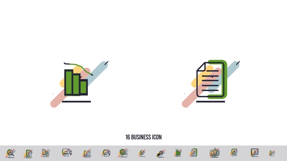 16 Business Icon Videohive 28842164 After Effects Image 11