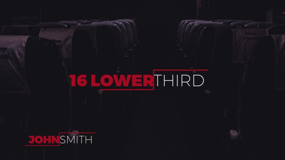 16 Stylish Lower Third // Titles Videohive 14446846 After Effects Image 2