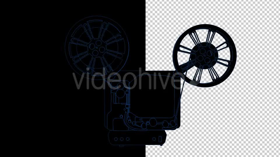 16MM Film Projector 2D Outline - Download Videohive 17323962