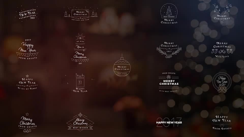 17 Christmas & New Year Titles - Download Videohive 18862641