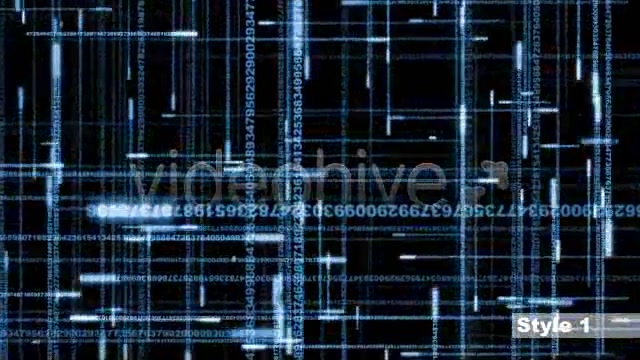 2 Digital Data Stream Matrix Effect Videos LOOP - Download Videohive 160688