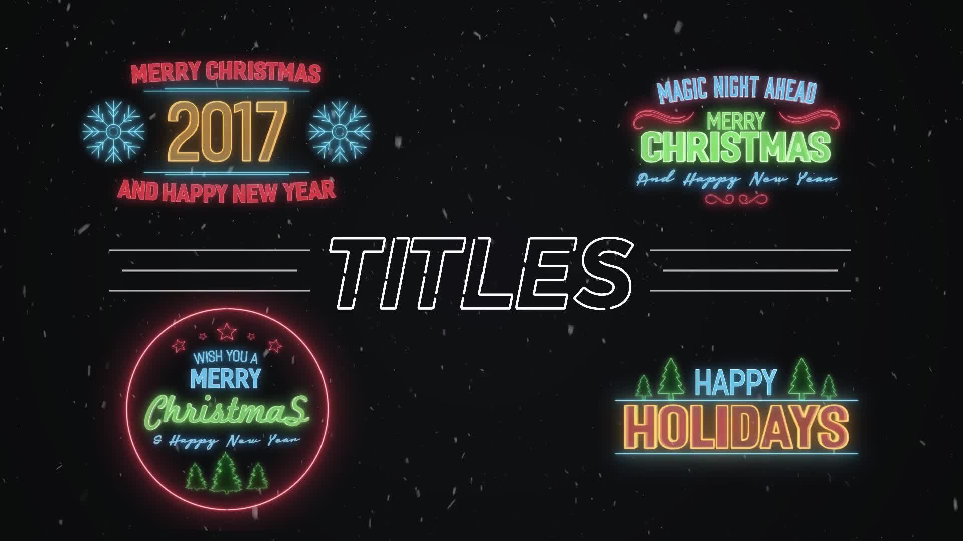 20 Christmas Titles - Download Videohive 19068504