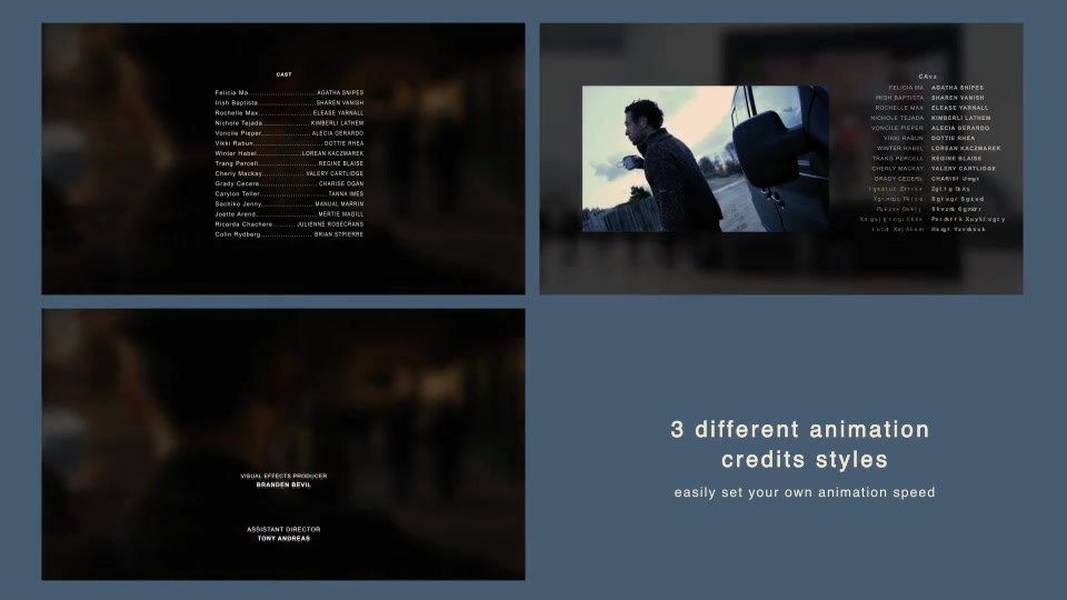 20 Cinema Film Credits Pack - Download Videohive 8422154