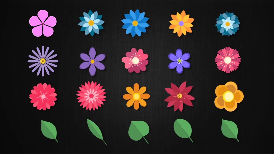 20 Floral Elements Videohive 23898514 After Effects Image 3