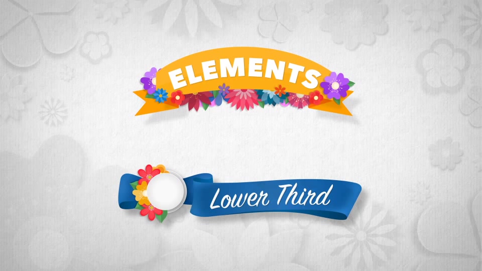 20 Floral Elements Videohive 23898514 After Effects Image 7