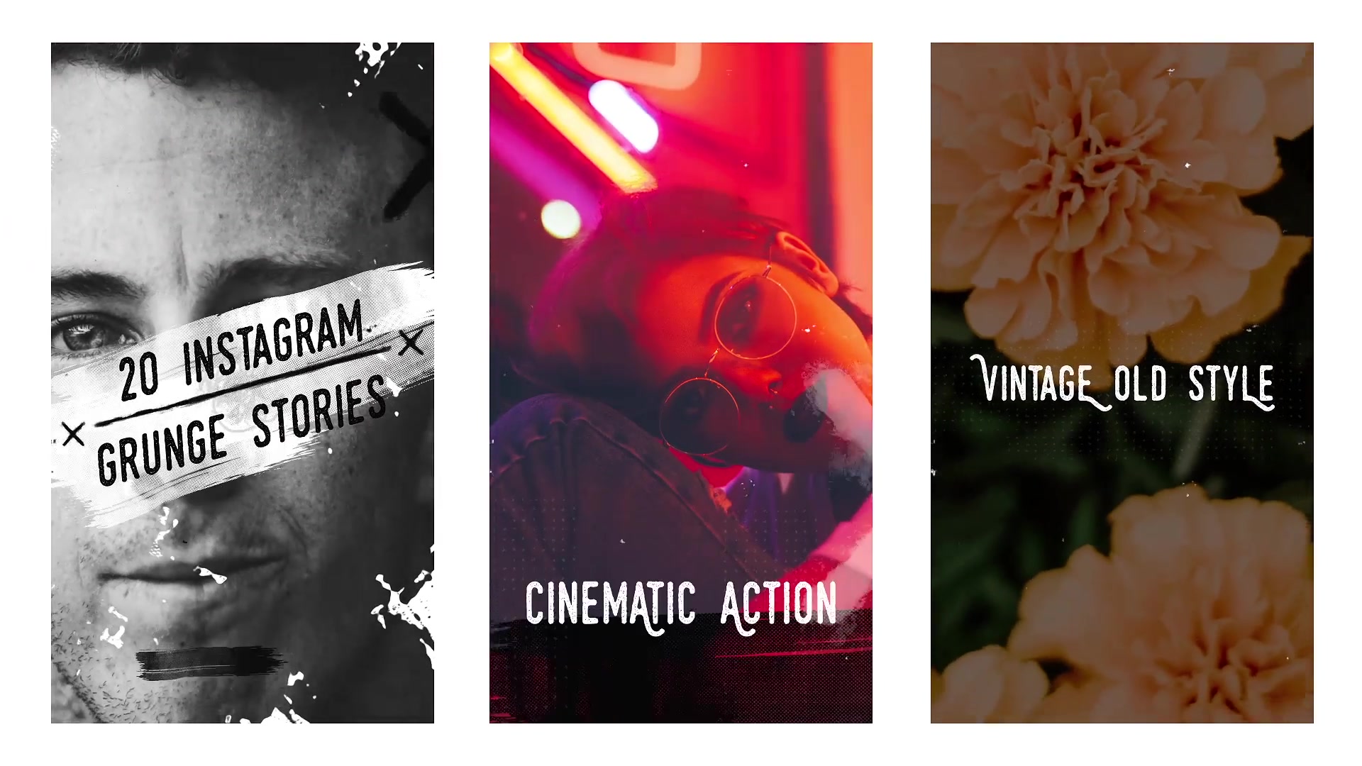 20 Instagram Grunge Stories Videohive 27459975 After Effects Image 6