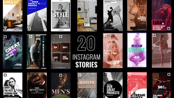 20 Instagram Stories B25 - Videohive 31420156 Download