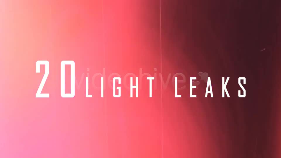20 Light Leaks - Download Videohive 4641889