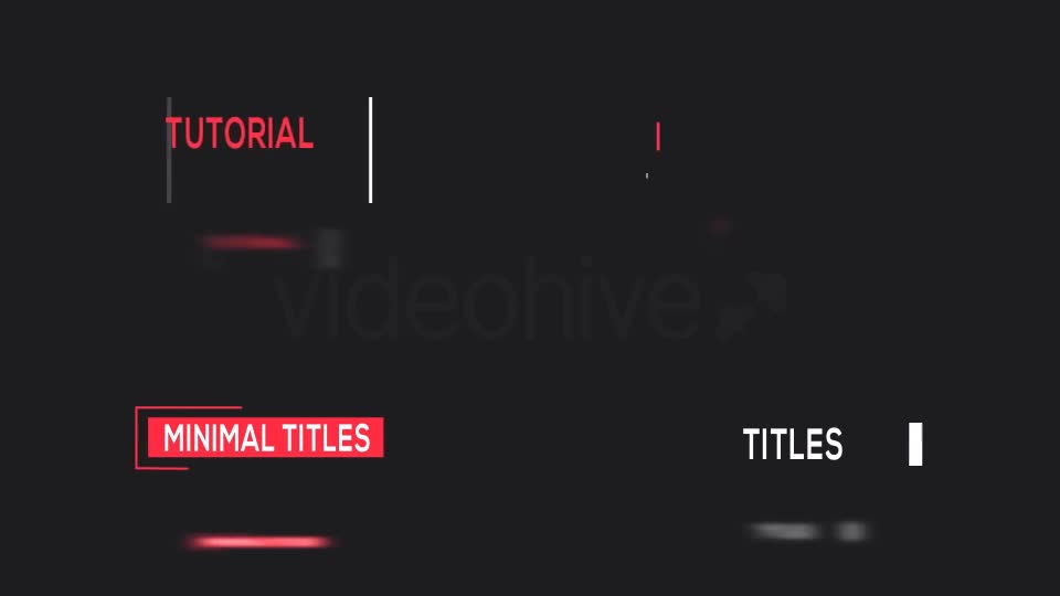 20 Minimal Titles Videohive 17222097 After Effects Image 1