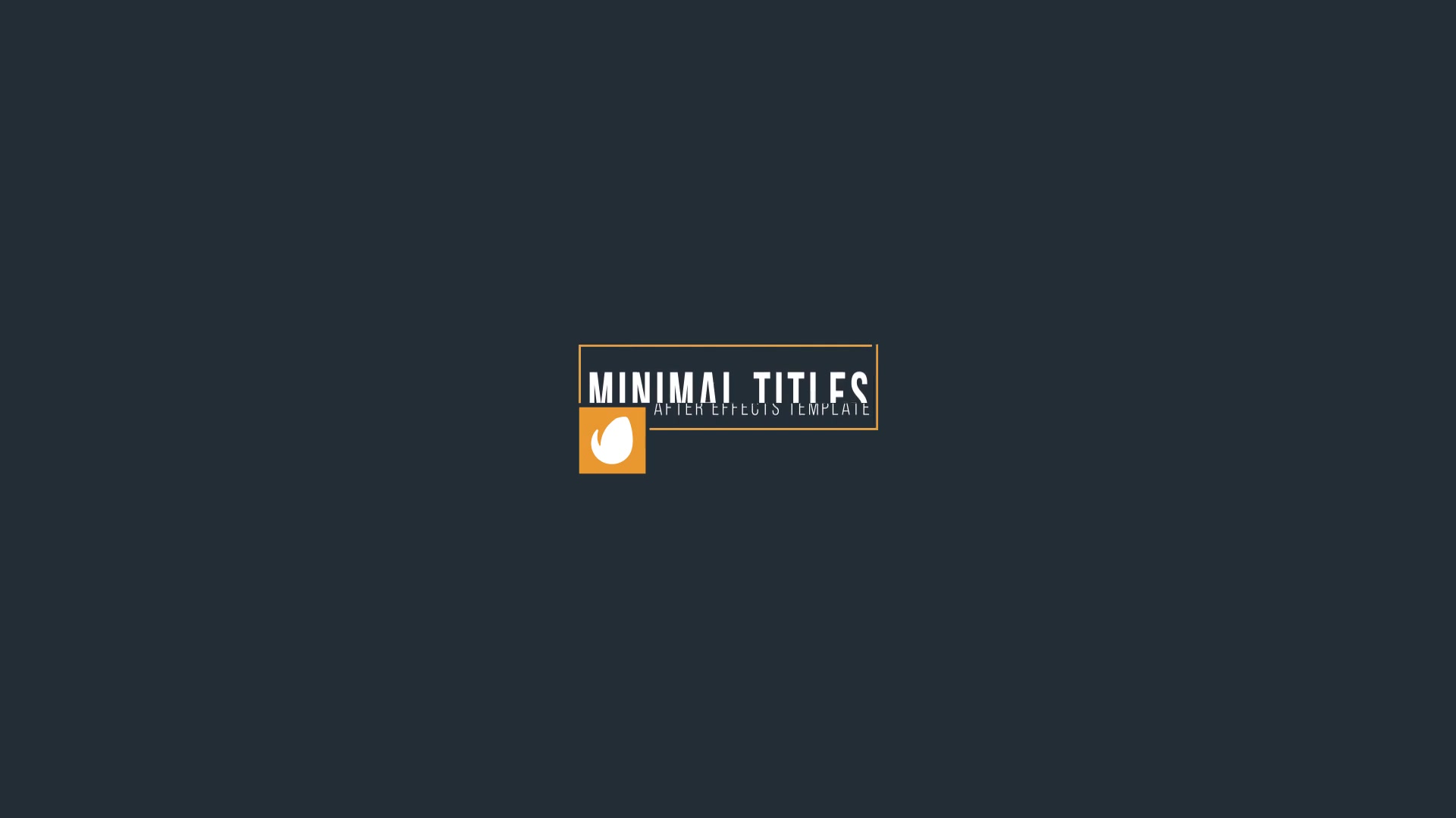 20 Minimal Titles - Download Videohive 21672316