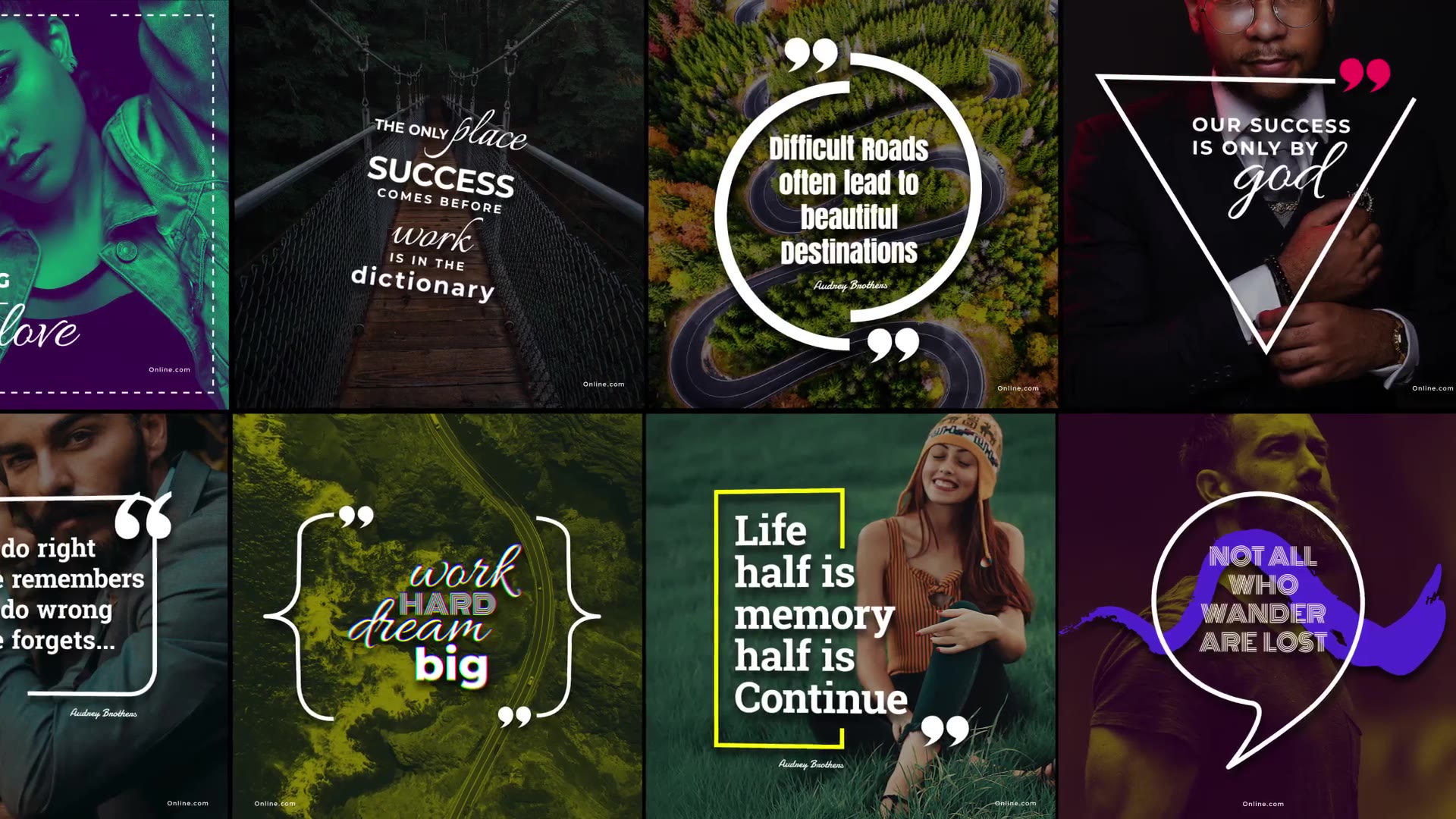 20 Qoutes Titles Instagram Pack 2 Videohive 29384645 After Effects Image 5