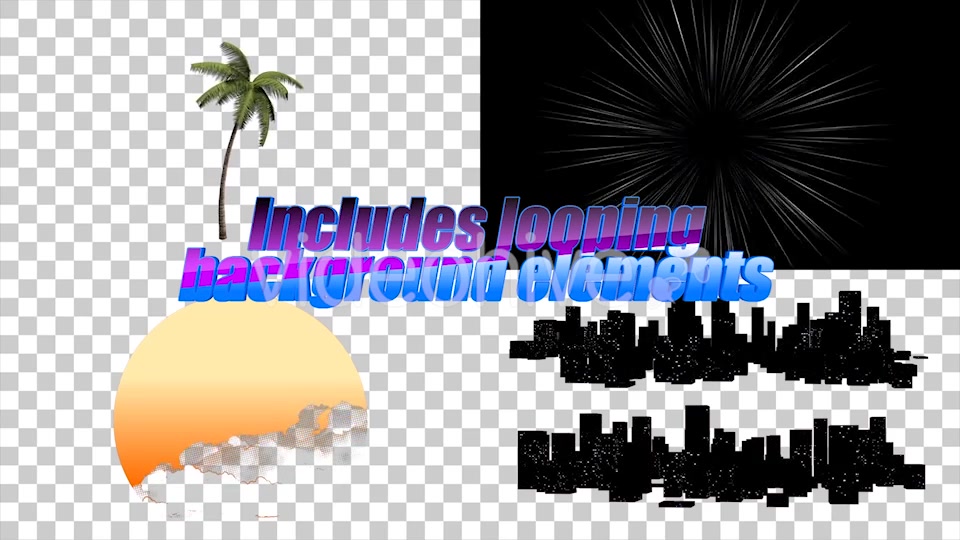 20 Retro Futuristic Background Loops Videohive 20869533 Motion Graphics Image 11