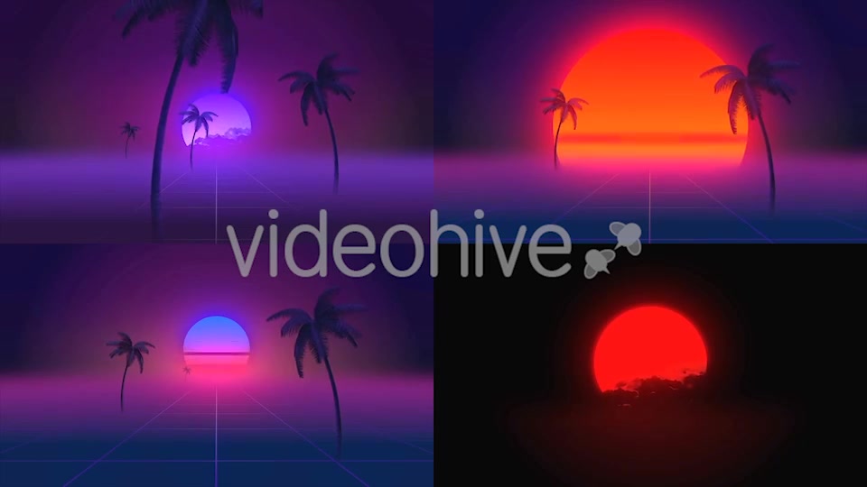 20 Retro Futuristic Background Loops Videohive 20869533 Motion Graphics Image 7